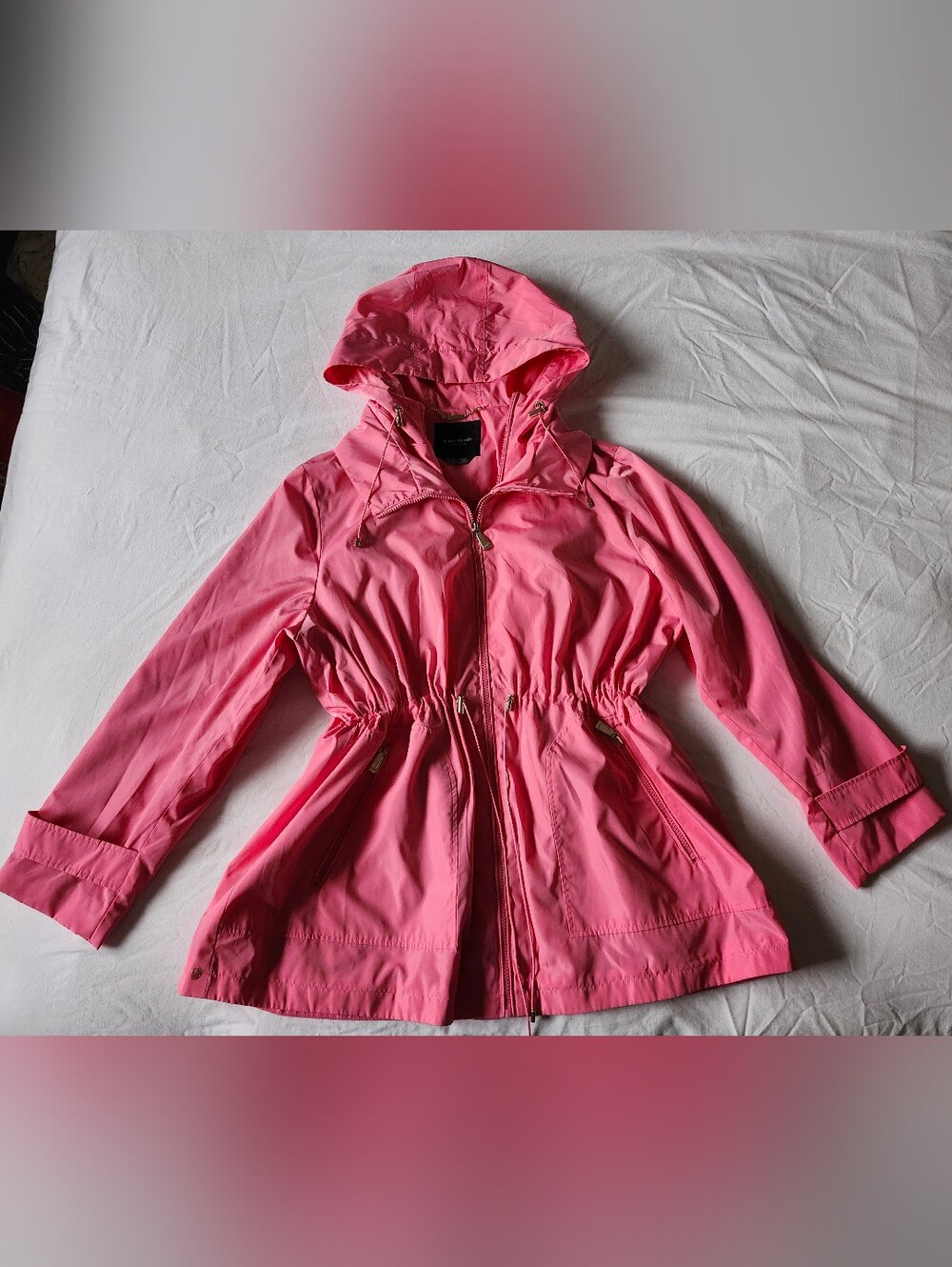 kate spade Barbie Pink Rain Trench Coat